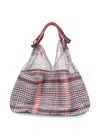 Epice Elziver Check-pattern Mesh Shoulder Bag In Multi