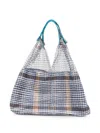 Epice Elziver Check-pattern Mesh Shoulder Bag In Multi