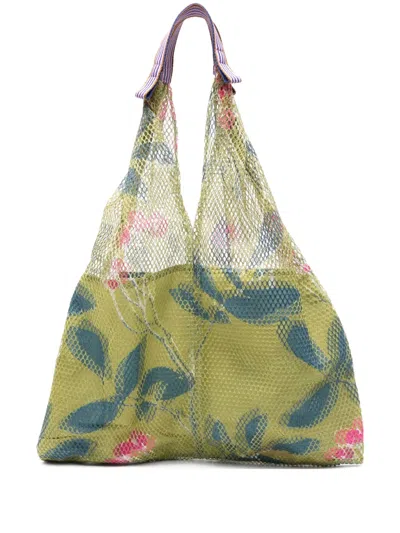 Epice Elziver Floral-print Mesh Shoulder Bag