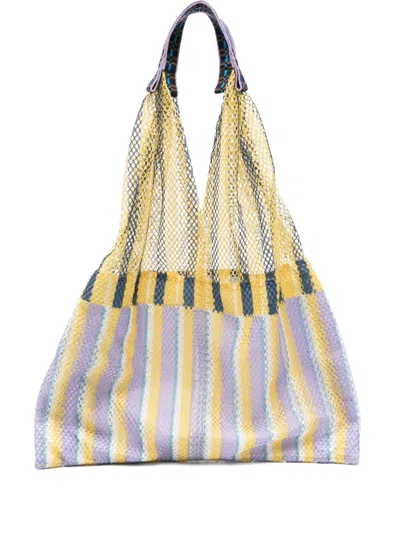 Epice Elziver Striped Mesh Tote Bag