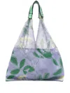 Epice Floral-print Mesh Tote Bag
