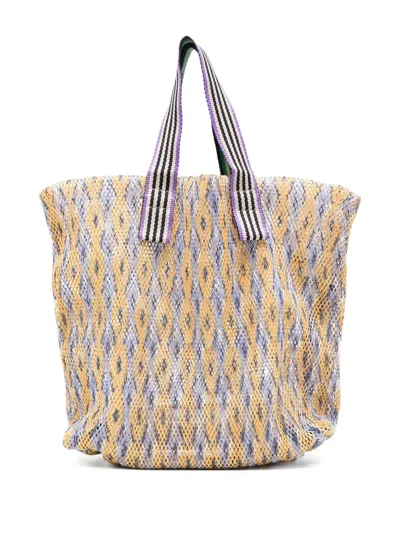 Epice Kampur Geometric-pattern Tote Bag