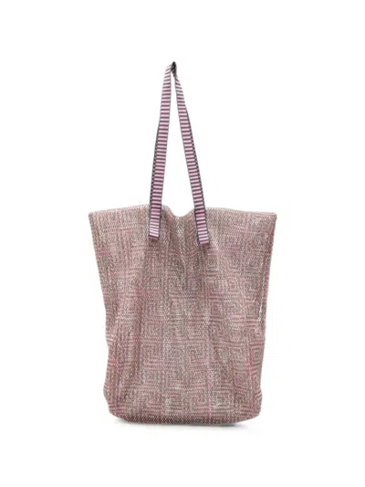 Epice Kanpur Mesh Tote Bag In Pink