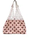Epice Mesh-panel Geometric-pattern Shoulder Bag