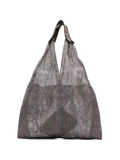 Epice Pattern Tote Bag In Blue