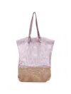 Epice Two-tone Mesh Shoulder Bag In Multi