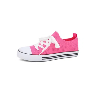 Epicstep Women's Mesh Knit Lace Sneakers In Pink