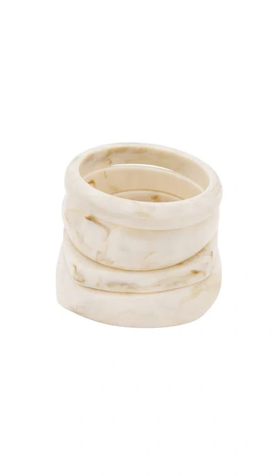 Epifene Marble Resin Bangles In 마블