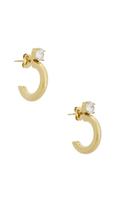 Epifene Mini Hoop & Earcuff Set Of 3 In Gold