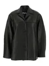Epingler Leather Mac Coat