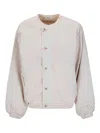 Epl Check Cotton Bomber Jacket In Neutral