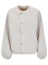 Epl Check Cotton Bomber Jacket In Neutral