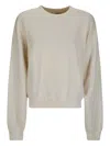 Epl Long-sleeved Cotton Sweatshirt In Neutrals