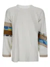 Epl Floral-print T-shirt In Gray