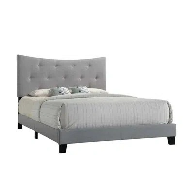 Epoch Bed With Tufted Headboard In Gray