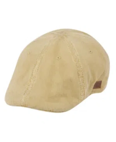 Epoch Hats Company Angela And William Duckbill Ivy Cap With Stitching In Khaki