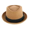 Epoch Hats Company Men's Diamond Shape Wool Fedora With Grosgrain Hatband In Multi