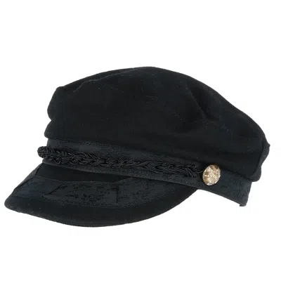 Epoch Hats Company Men's Greek Fisherman Hat With Braided Band In Black