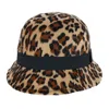 Epoch Hats Company Women's Leopard Print Cloche Hat With Grosgrain Band In Multi