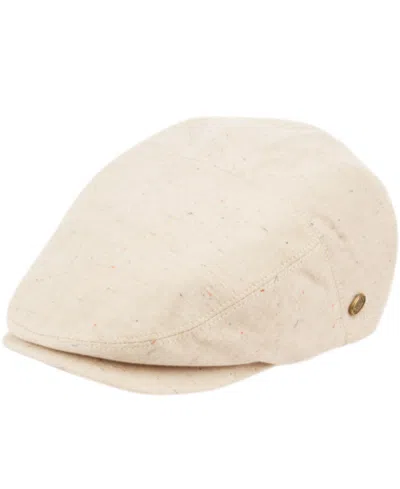 Epoch Hats Company Women's Six Panel Cotton Ivy Cap In Ivory