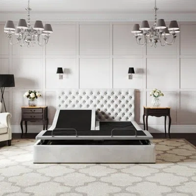 Epoch Split Top Adjustable Bed Base With Effortless Head And Foot Position Adjustment For Ultimate Comfort