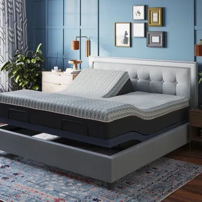 Epoch Split Top Adjustable Bed Base With Independent Head And Foot Position Adjustment For Maximum Comfort