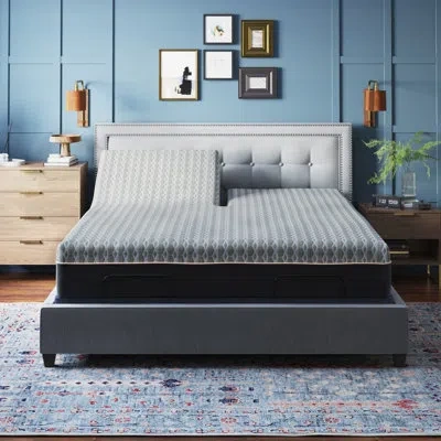 Epoch Split Top California Adjustable Bed Base With Effortless Head And Foot Position Adjustment For Optim