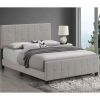 Epoch Tufted Upholstered Panel Bed In Beige