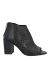 Epoche' Xi Woman Ankle Boots Black Size 8 Leather