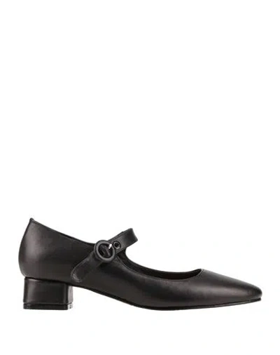 Epoche' Xi Woman Pumps Black Size 11 Leather