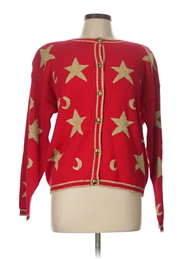 Pre-owned Epogee Cardigan Sweater In Red