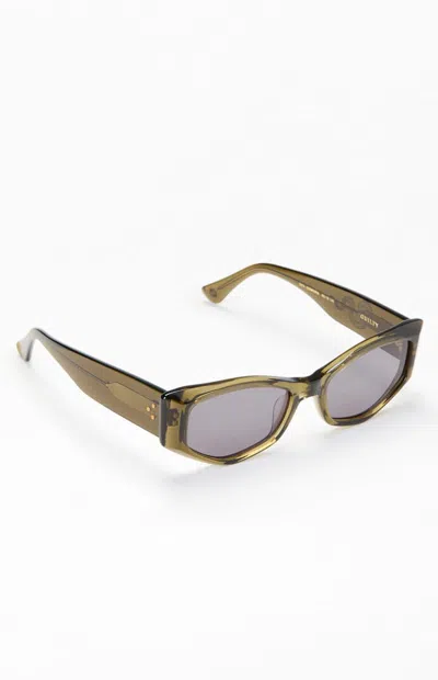 Epokhe Army Green Guilty Sunglasses In Brown