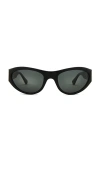 Epokhe Realm Sunglasses In Black Polished & Black Polarized