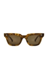Epokhe Stereo Sunglasses In Light Tortoise Polished & Brown Polarize