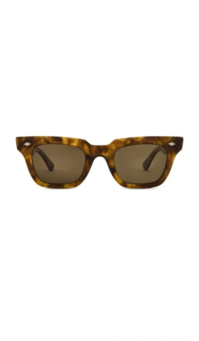 Epokhe Stereo Sunglasses In Light Tortoise Polished & Brown Polarize