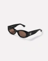 Epokhe Suede Sunglasses In Black