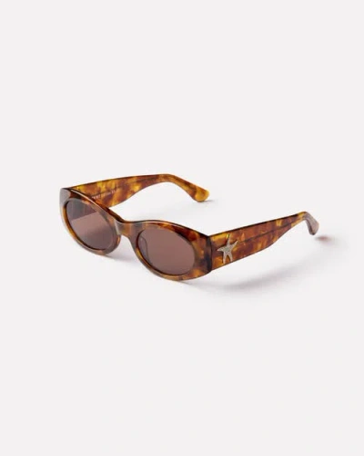 Epokhe Suede Sunglasses In Brown