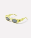 Epokhe Suede Sunglasses In Green