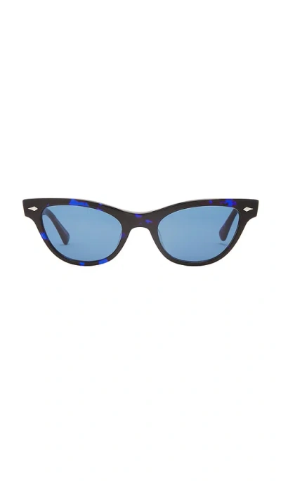 Epokhe Veil Sunglasses In Blue Tortoise Polished & Blue