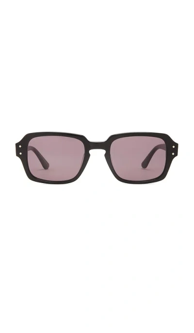 Epokhe Wilson Sunglasses In Black Polished & Black