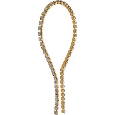 Epona Valley Josephina Magnus Swarovski Drop Chain Headband In Gold