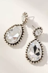 Epona Valley Palacio Crystal Drop Earrings In Silver