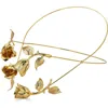 Epona Valley Rose & Vine Circlet In Gold