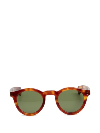 Epos Argos Round-frame Sunglasses In Brown