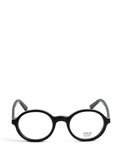 Epos Biker Condor Round-frame Glasses In Black