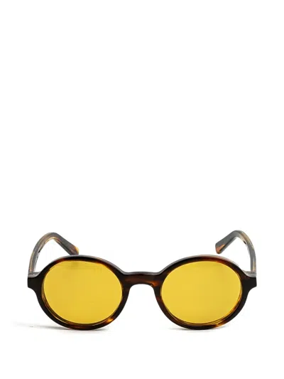 Epos Biker Condor Round-frame Sunglasses In Brown