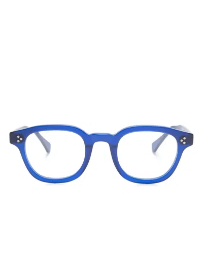 Epos Broadway Square-frame Glasses In Blue