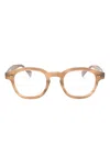 Epos Bronte Round-frame Glasses In Braun