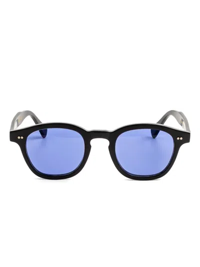 Epos Bronte Round-frame Sunglasses In Black