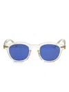 Epos Bronte Round-frame Sunglasses In White